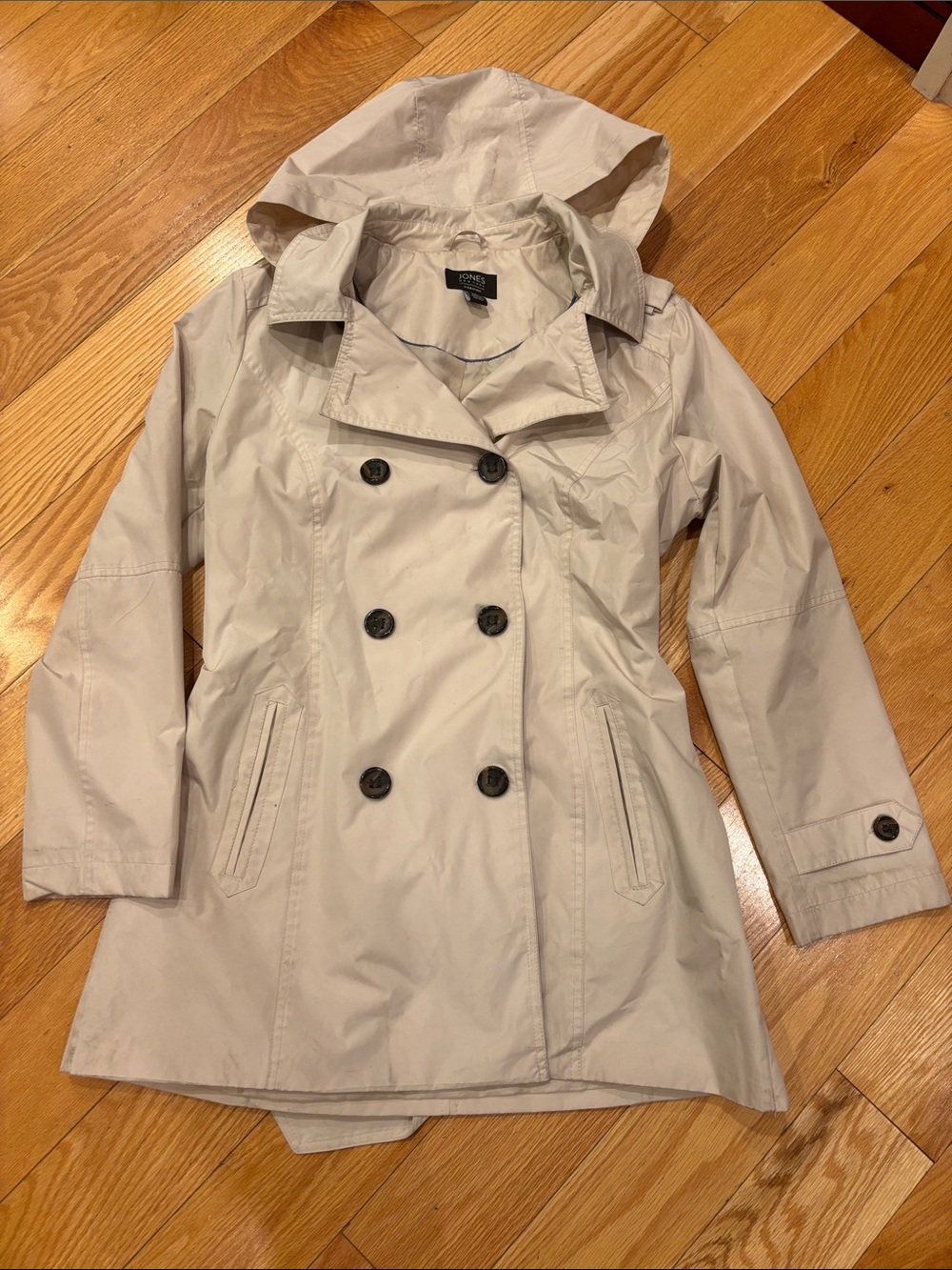 Jones Signature Classic belted knee legitimate trench Coat